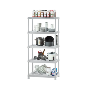 ESTANTERIA PLASTICO GRIS 5 ESTANTES 12130-XP RIMAX