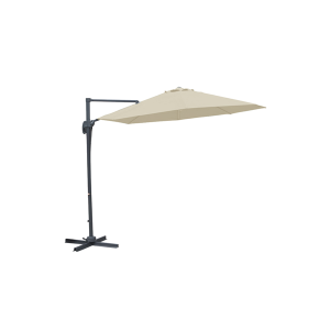 SOMBRILLA 3.00MTS BEIGE CAÑO ACERO GB1880 UTILE