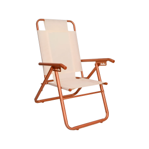 REPOSERA PLEGABLE 5 POSICIONES ALUMINIO COBRE 80041 DESCANSAR