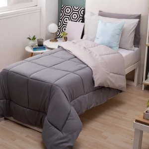 ACOLCHADO BITONO FULL GRIS CASABLANCA