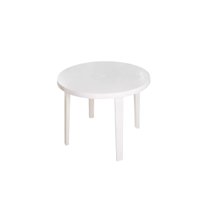 MESA PLASTICA REDONDA BLANCA 90CM VALENCIA WENCO