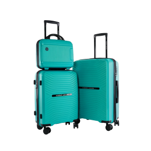 SET VALIJAS X2 + BEAUTY GREEN ACVA05AQ AGARRATE CATALINA