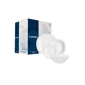 JUEGO VAJILLA 19 PIEZAS DIWALI BLANCO V0361 LUMINARC