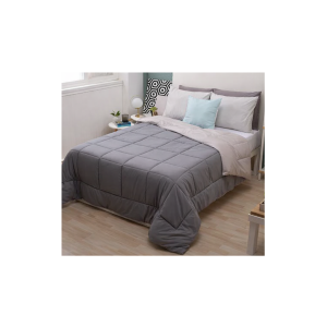 ACOLCHADO BITONO FULL GRIS TOPO CASABLANCA