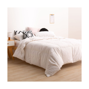 ACOLCHADO DE PLUMAS ORO KING BLANCO CASABLANCA