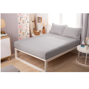 JUEGO SABANA PLATA PLUS FULL GRIS PLATA CASABLANCA