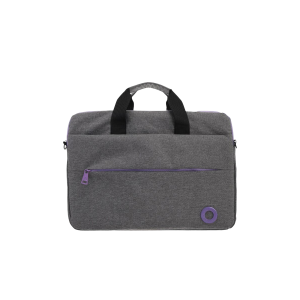 FUNDA PORTANOTEBOOK GRIS CON VIOLETA ACPN06 AGARRATE CATALINA