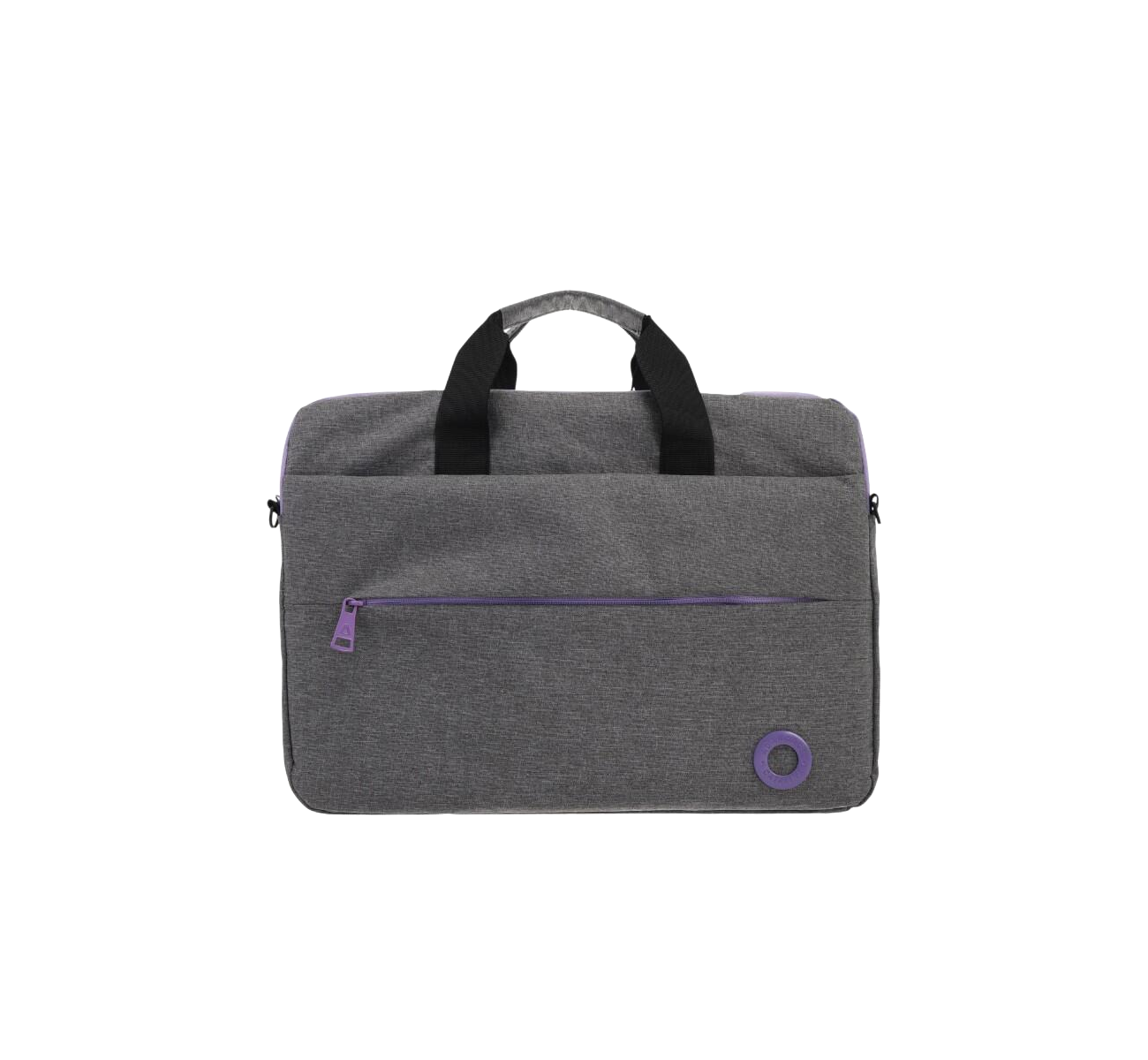 FUNDA PORTANOTEBOOK GRIS CON VIOLETA ACPN06 AGARRATE CATALINA