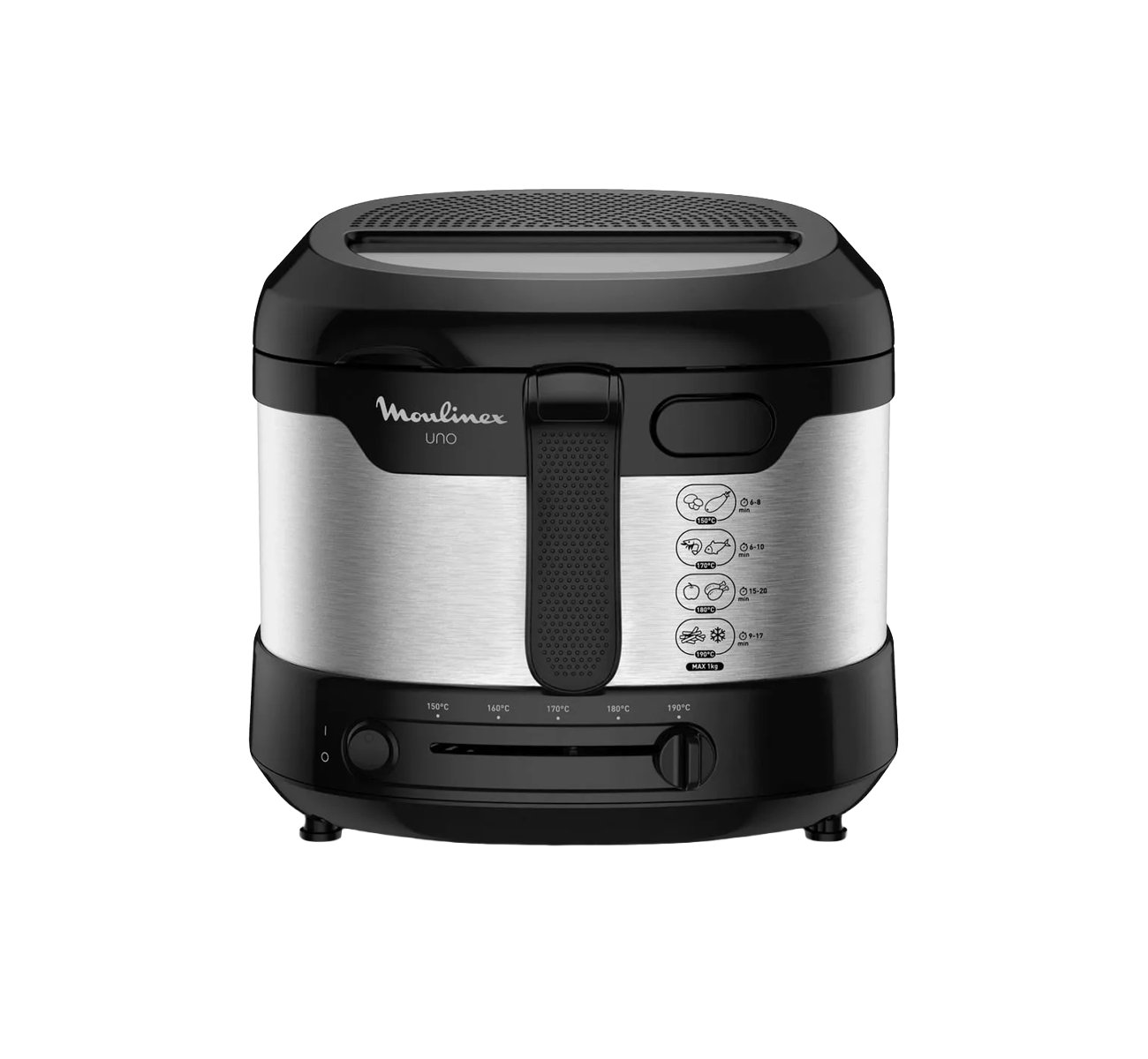 FREIDORA 1.8LTS ELECTRICA UNO INOX AF215D58 MOULINEX