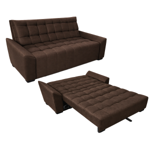 SILLON CAMA DOS CUERPOS BUCANERO LIGHT CHOCOLATE AIMARETTI