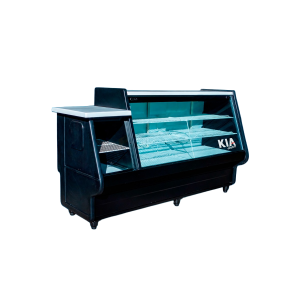 HELADERA MOSTRADOR VITRINA 2.03 MTS BLACK CON BAJADA 2000 KIA ELECTRO