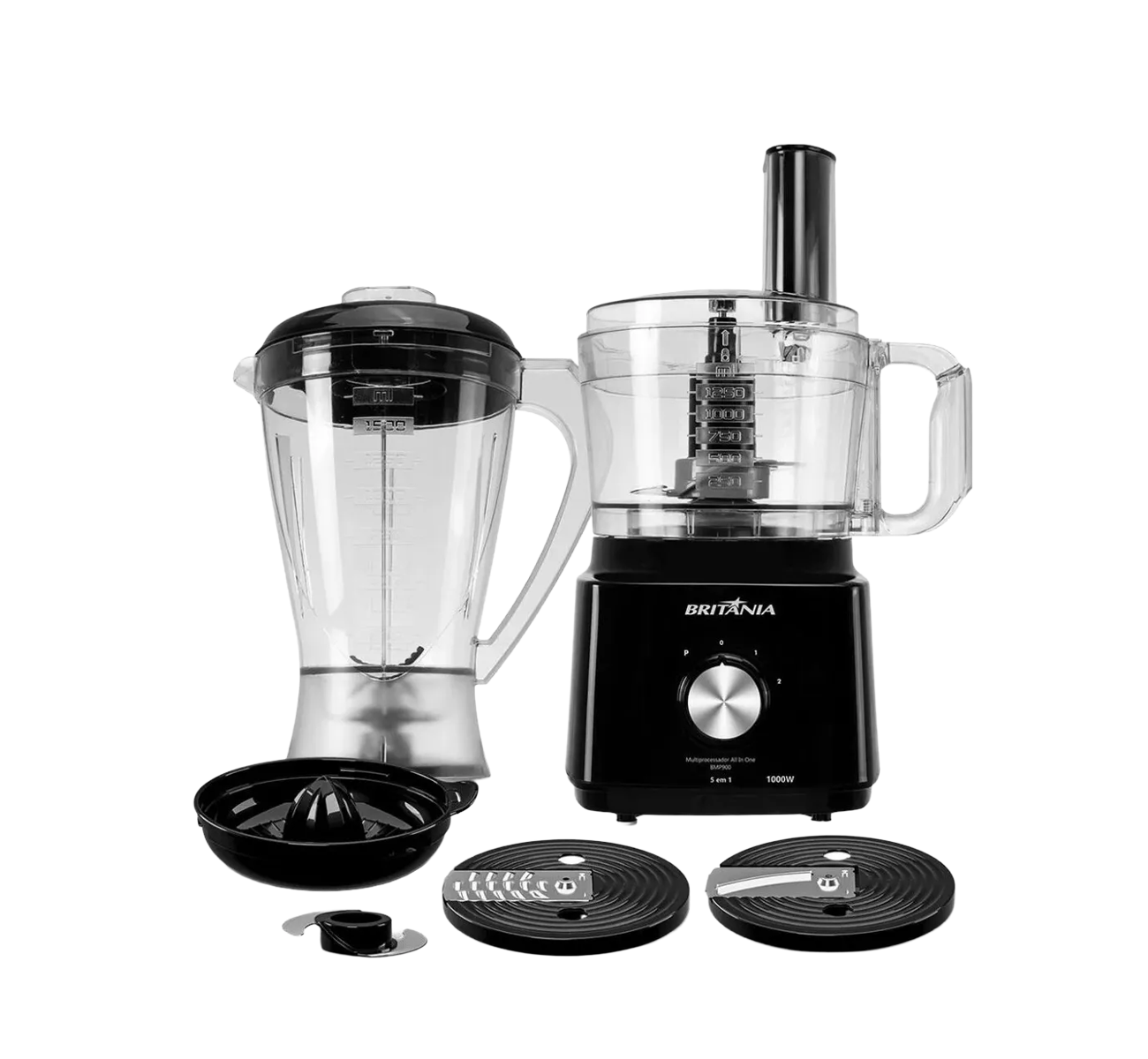 MULTIPROCESADORA 1000W NEGRA BMP900P BRITANIA