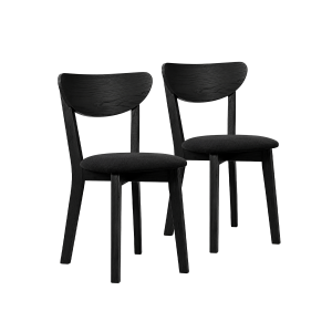 SILLA TAPIZADAS X2 NORDICA NEGRO/NEGRO OT000104 DE FRANCE