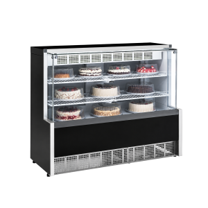 EXHIBIDORA CONFITERA 140 NEGRA FSGEA14N INR