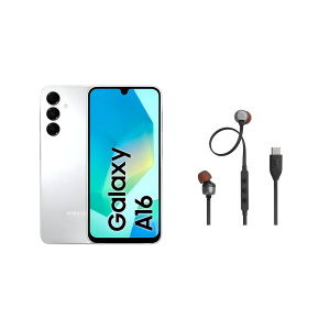 TELEFONO CELULAR GALAXY A16 128GB GREY + TUNE JBL 310C SAMSUNG
