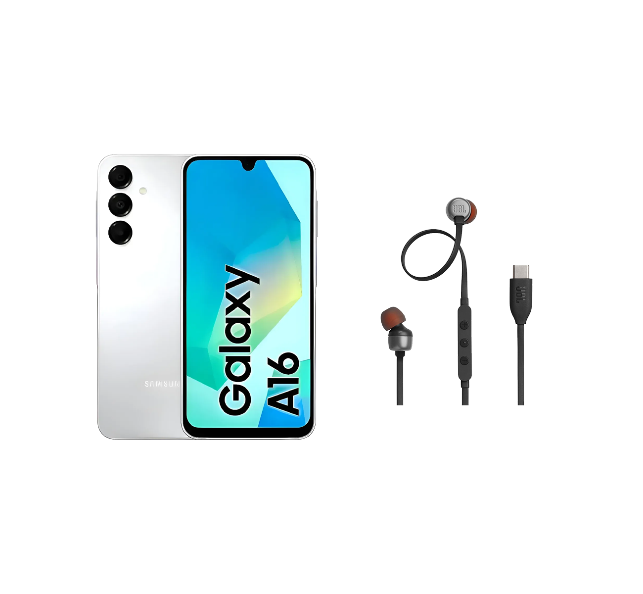 TELEFONO CELULAR GALAXY A16 128GB GREY + TUNE JBL 310C SAMSUNG